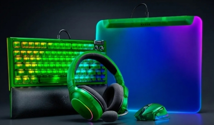 Razer выпустила новую коллекцию геймерских аксессуаров Phantom Green Edition 