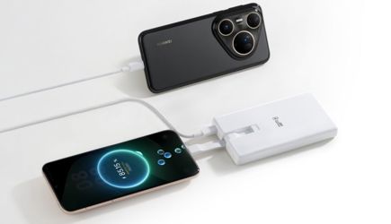 HUAWEI выпустила компактный 100-ваттный пауэрбанк со встроенным кабелем