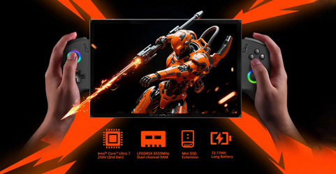 OneXPlayer X1 Air получила процессор Intel и гигантский экран