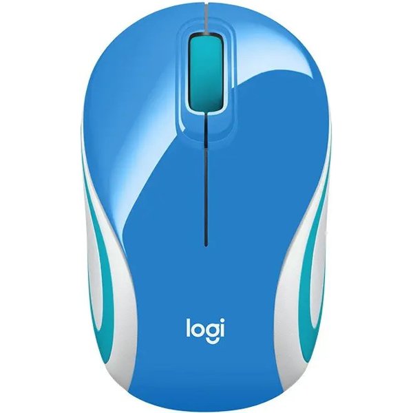 Компьютерная мышь Logitech Mini Mouse M187 Голубой