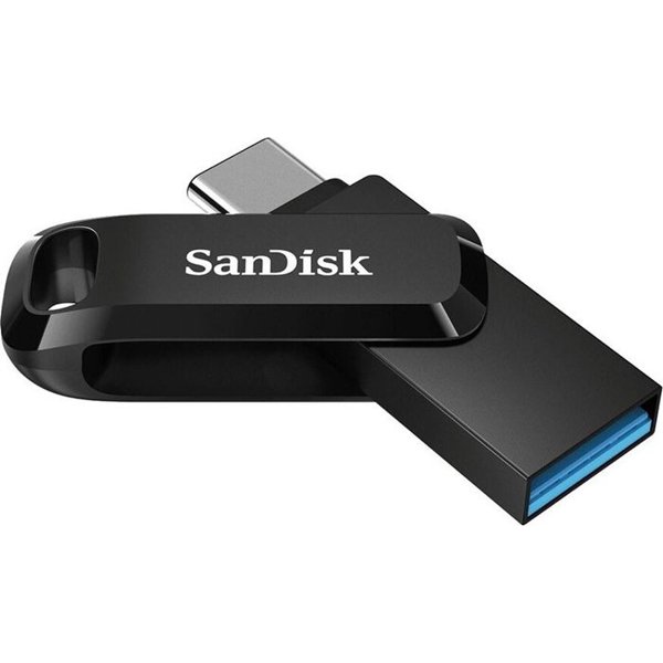 Флеш-накопитель SanDisk  Ultra Dual Drive GO 128ГБ Черный