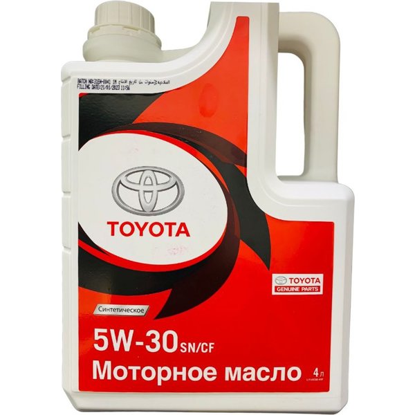 Моторное масло TOYOTA TGMO SN/CF 5W-30 4 л