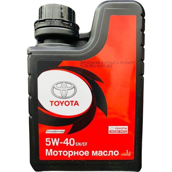Моторное масло TOYOTA TGMO SN/CF 5W-40 1 л