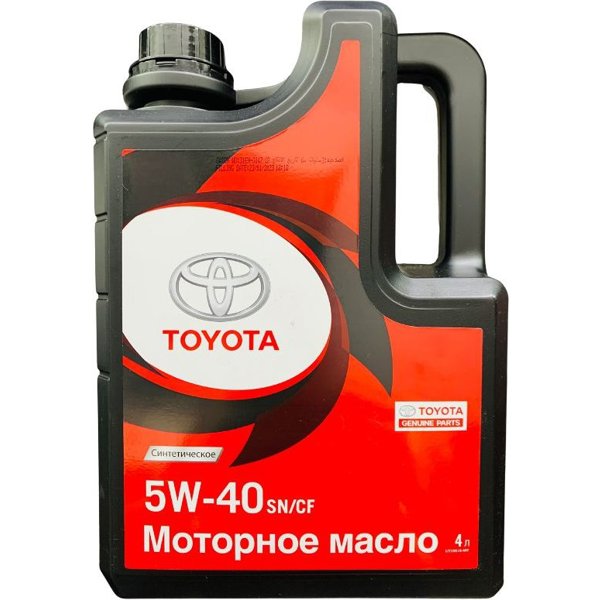 Моторное масло TOYOTA TGMO SN/CF 5W-40 4 л