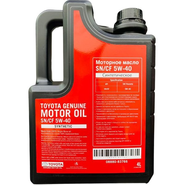 Моторное масло TOYOTA TGMO SN/CF 5W-40 4 л