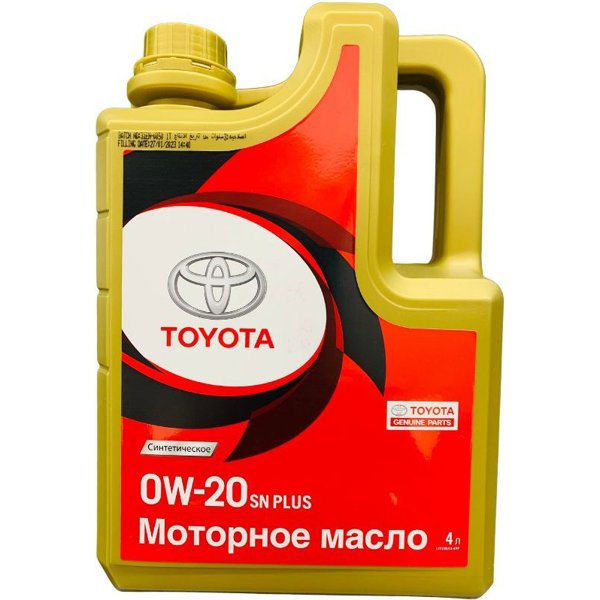 Моторное масло TOYOTA TGMO SN Plus 0W-20 4 л