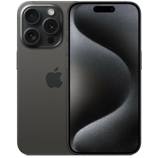 Мобильный телефон Apple iPhone 15 Pro 8ГБ 128 ГБ. Черный титан