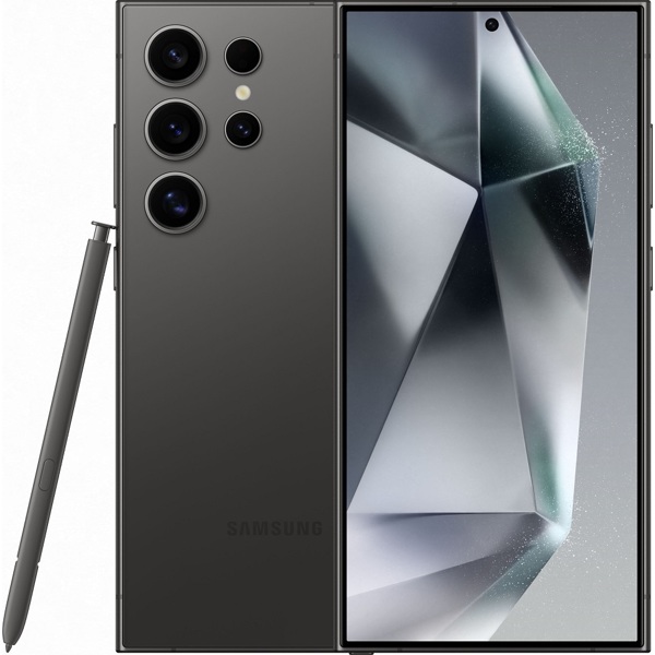 Мобильный телефон Samsung Galaxy S24 Ultra 12ГБ 256 ГБ. Черный титан