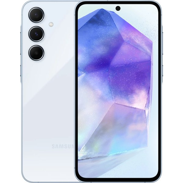 Мобильный телефон Samsung Galaxy A55 12ГБ 256 ГБ. Ледяной синий