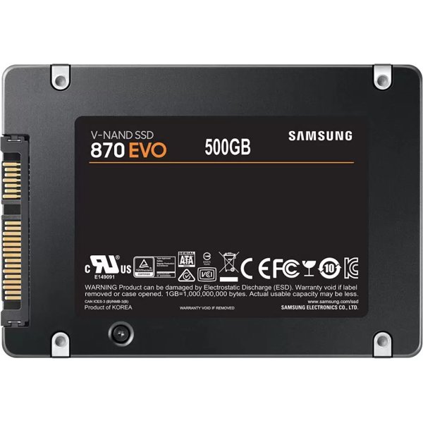 Внутренний SSD Samsung EVO 870 500 ГБ.
