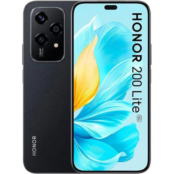 Мобильный телефон Honor  200 Lite 8ГБ 256 ГБ. Черный