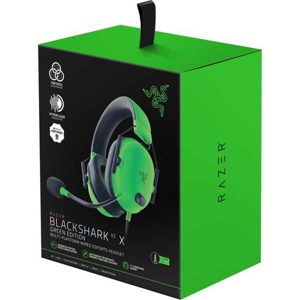 Наушники Razer Blackshark V2 X Зеленый