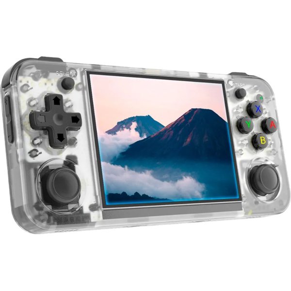 Игровая приставка Anbernic  RG35XX H 64 ГБ. Прозрачный