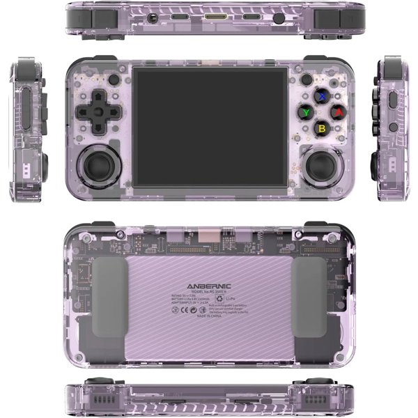 Игровая приставка Anbernic  RG35XX H 64 ГБ. Лавандовый
