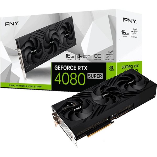 Видеокарта PNY GeForce RTX 4080 SUPER VERTO OC 16 ГБ