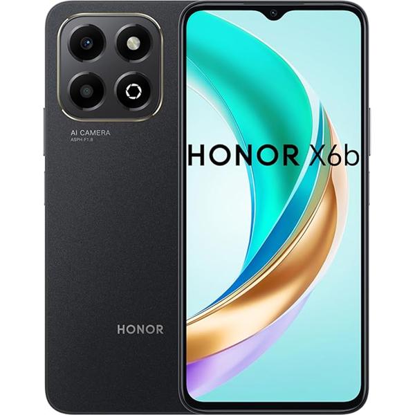 Мобильный телефон Honor X6B 4ГБ 128 ГБ. Черный
