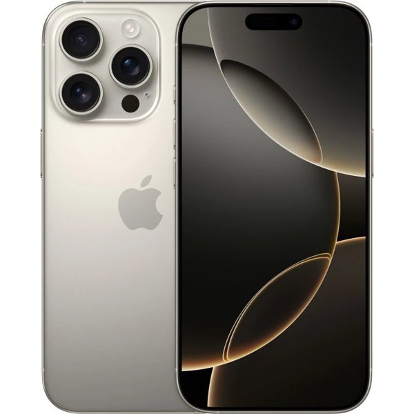 Мобильный телефон Apple iPhone 16 Pro Max 8ГБ 256 ГБ. Натуральный титан