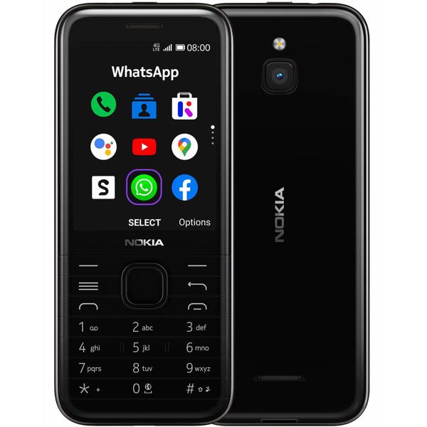 Мобильный телефон Nokia 8000 Черный