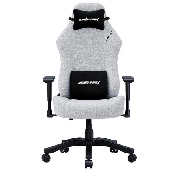 Кресло Anda Seat Luna L Плюшевая льняная ткань Серый